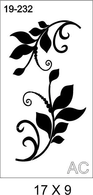Stencil arabesco 19-232