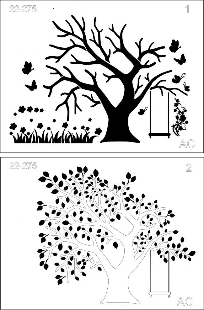 Stencil Arvore Encantada  22-275