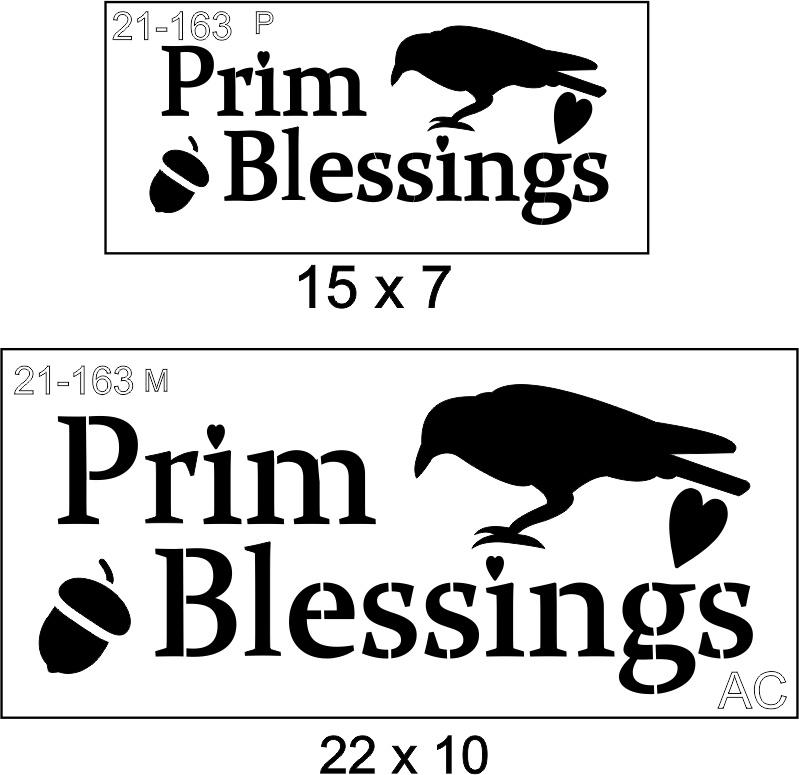 Stencil Prim Blessings 21-163