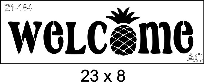Stencil Welcome 21-164