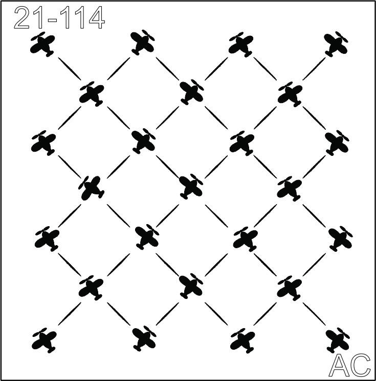 Stencil Aviaõzinho 21-114