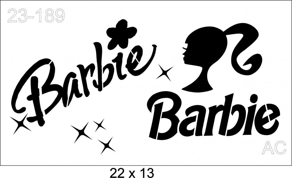 Stencil Barbie 2 - 23-189