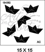Stencil BARCO DE PAPEL 19inf082