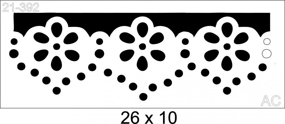 Stencil Barrado  Cod 21-392
