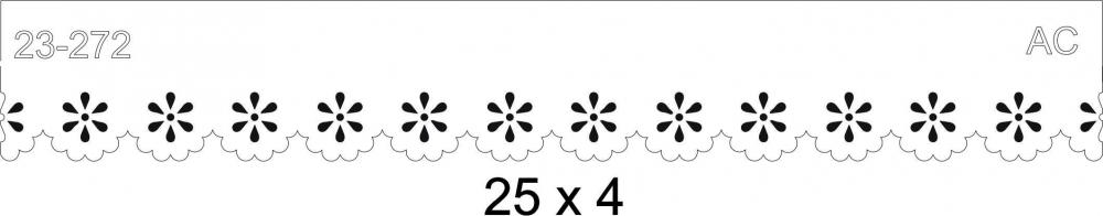Stencil Barrado Florzinhas 23-272