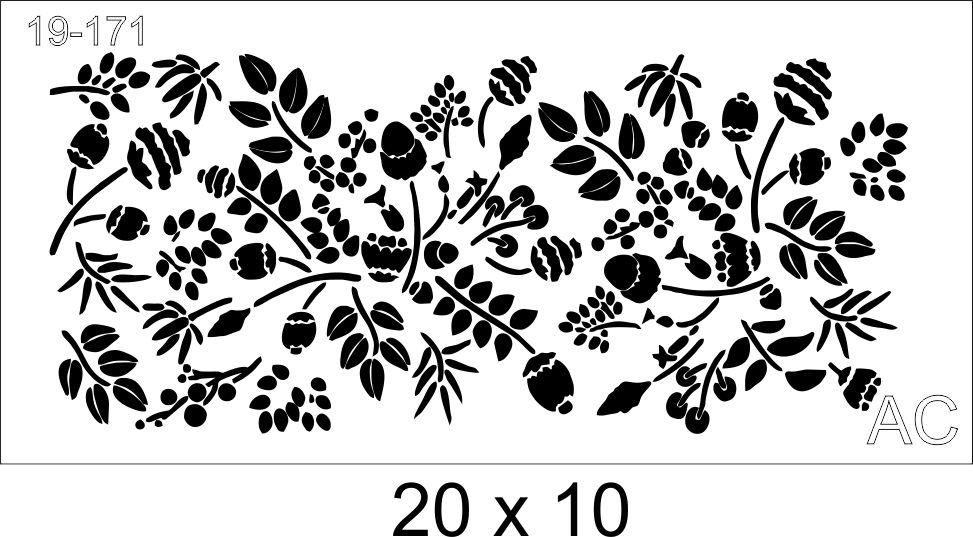 Stencil Barrado19-171