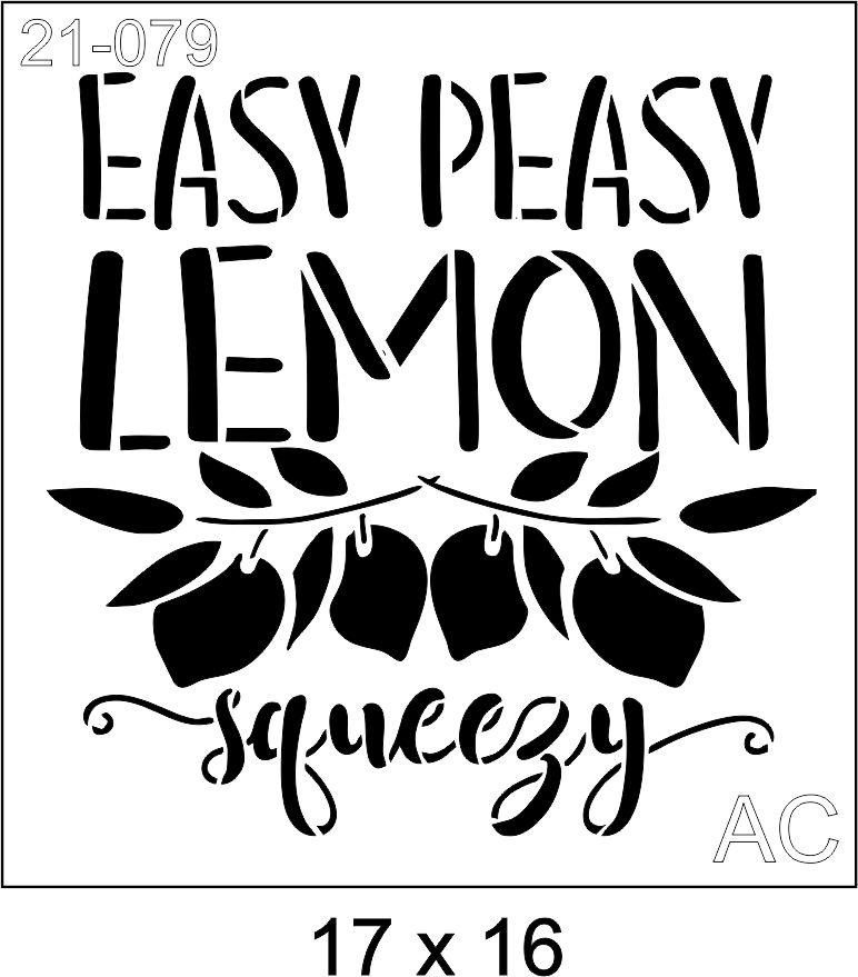 Stencil Lemon 21-079