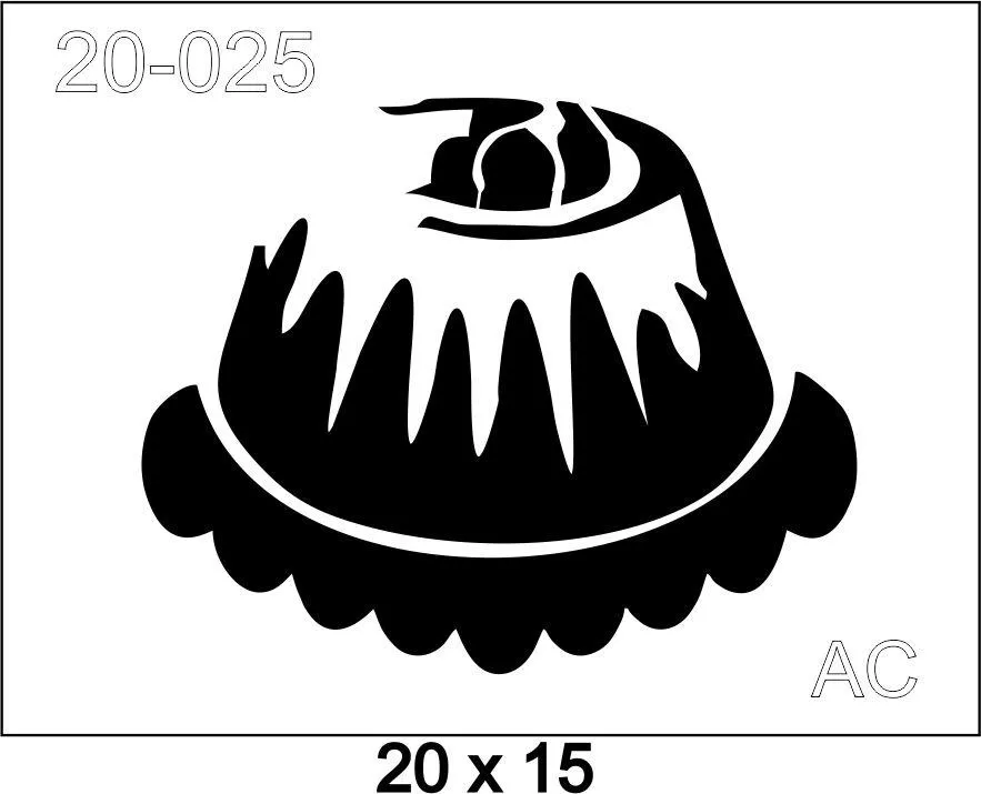 Stencil  Bolo  20-025