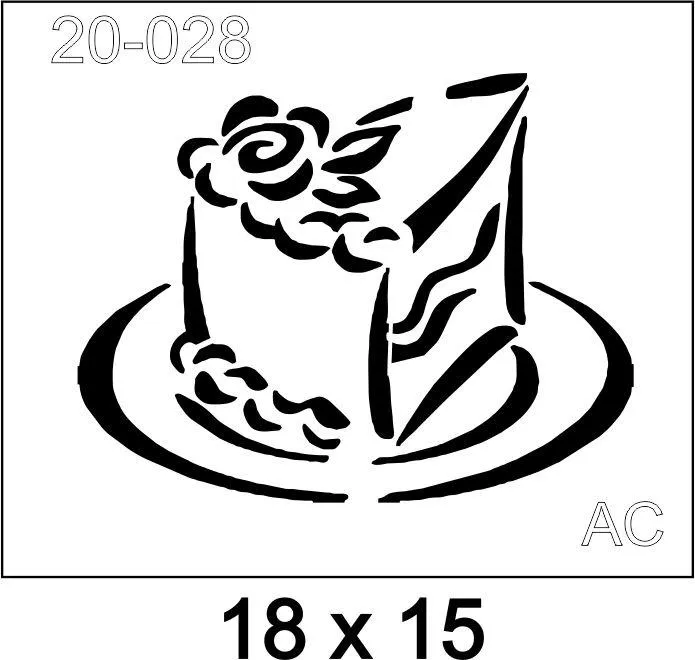 Stencil  Bolo 20-028