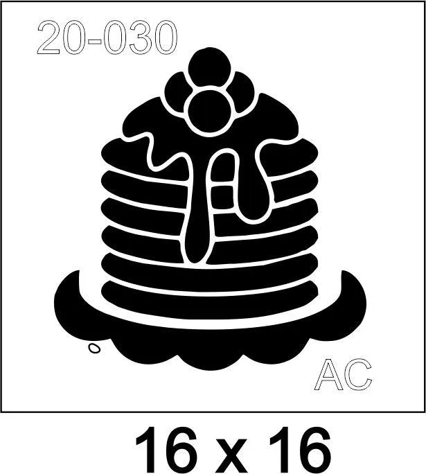 Stencil   Bolo  20-030