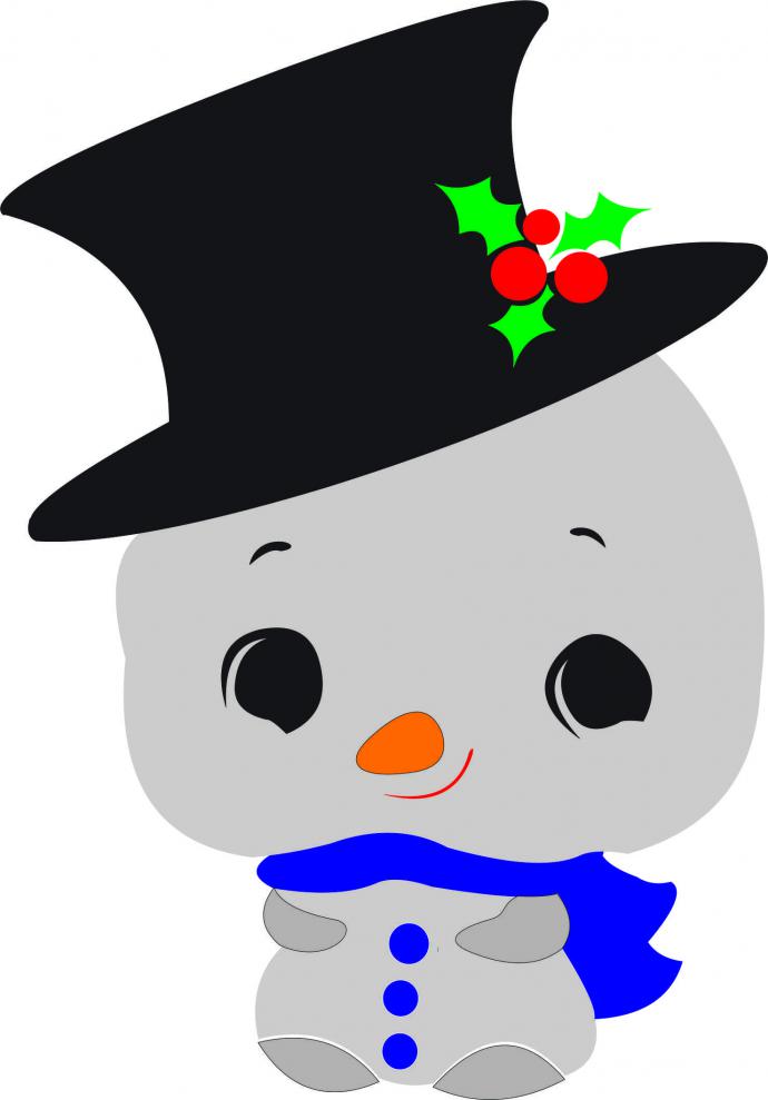 Stencil Boneco de Neve 23-220