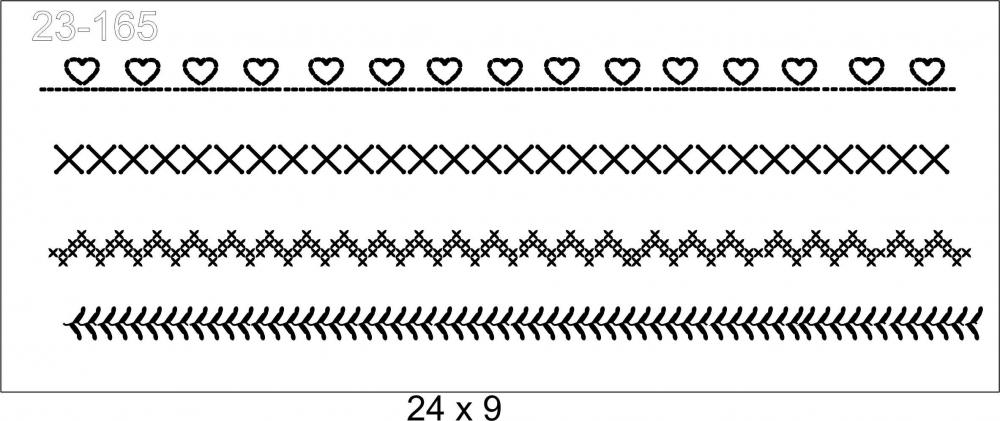 Stencil Bordados  23-165