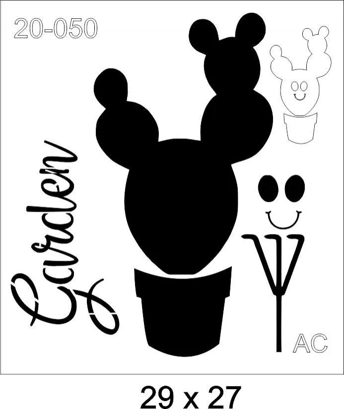Stencil cacto 20-050