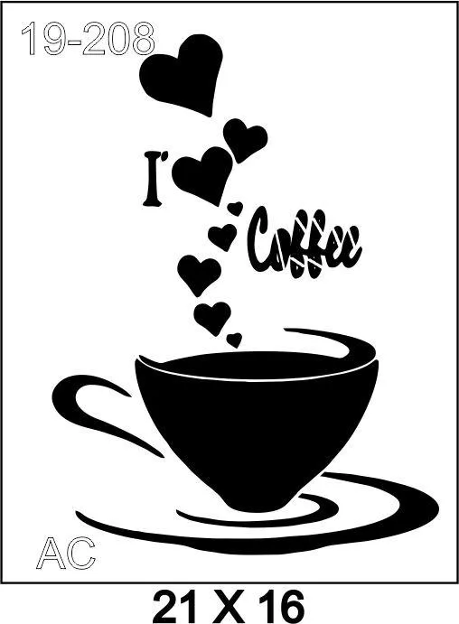 Stencil Café 19-208