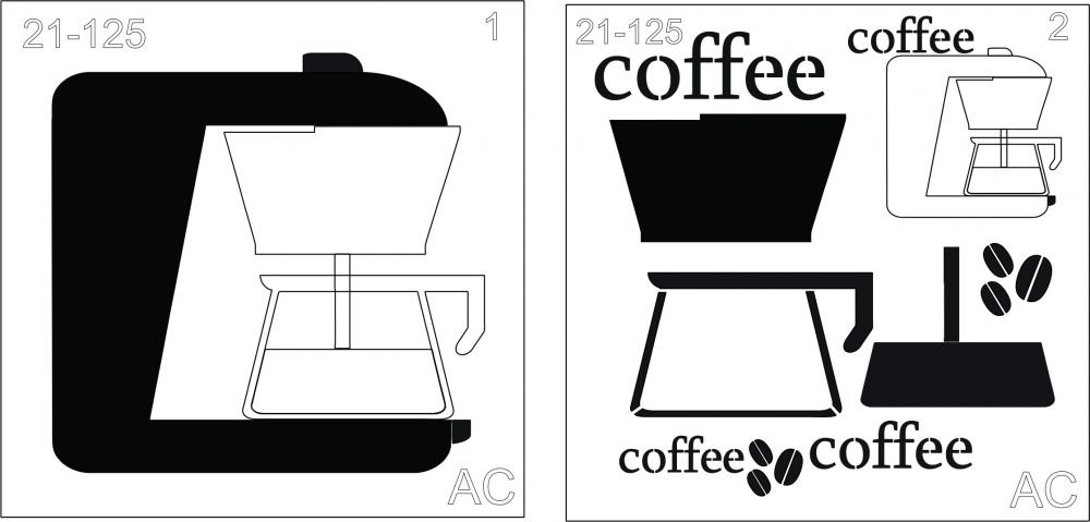 Stencil Cafeteira 21-125
