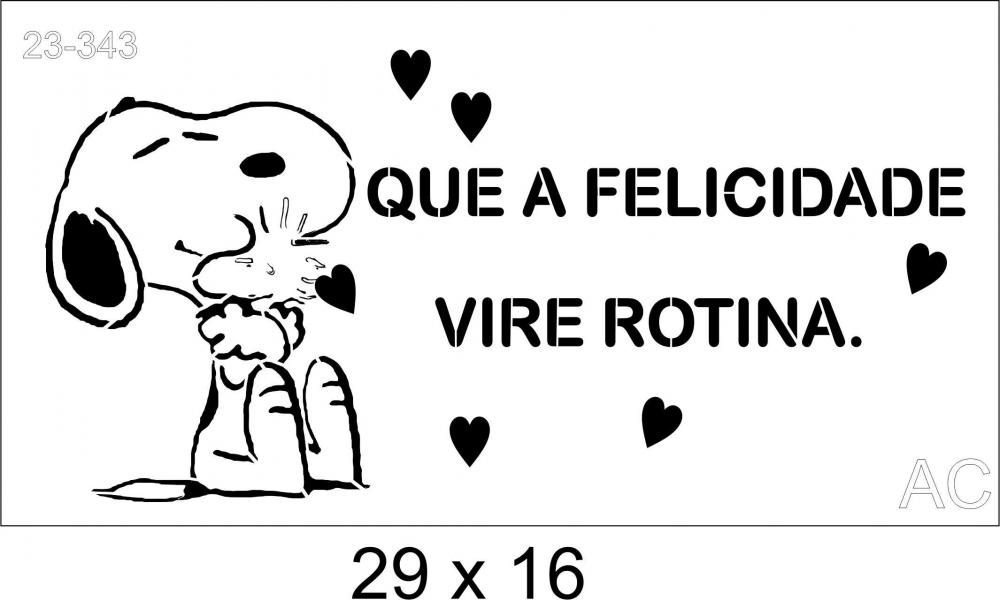 Stencil Snoopy  23-343