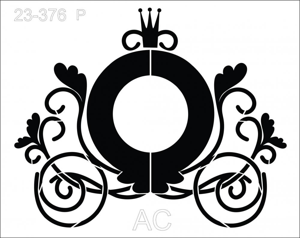 Stencil Carruagem de   Ref: 23-376