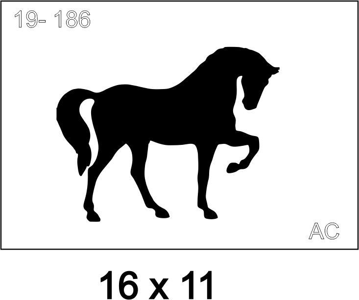 Stencil cavalo 19VAR186