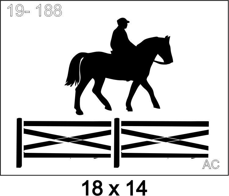 Stencil cavalo 19-188