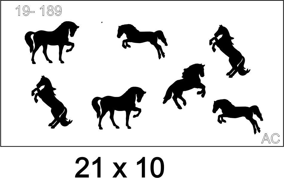 Stencil cavalo 19VAR189