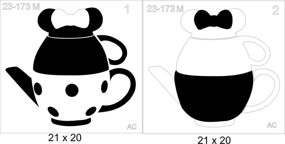 Stencil Minie Bule   23-173