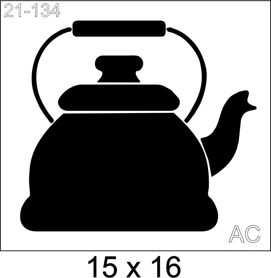 Stencil Chaleira 21-134
