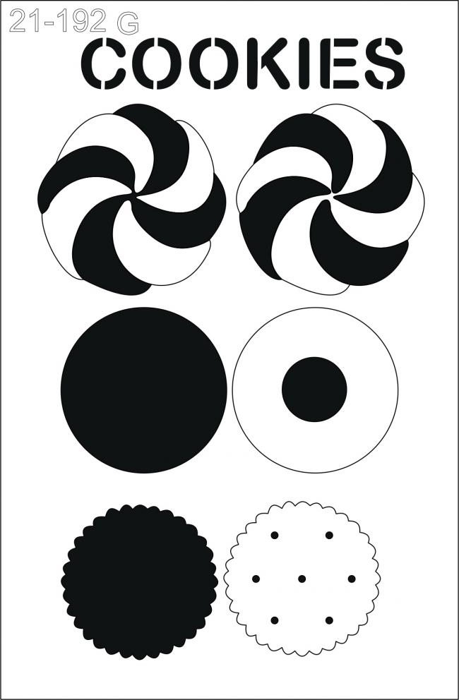 Stencil Cookies 21-192