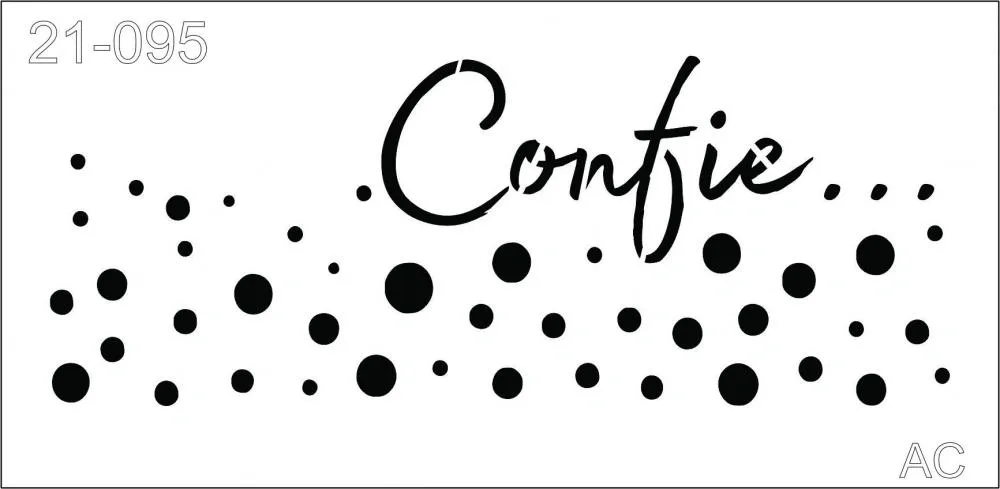 Stencil  CONFIE 21-095