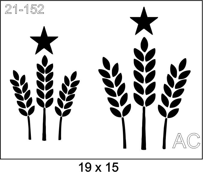 Stencil Trigo  21-152