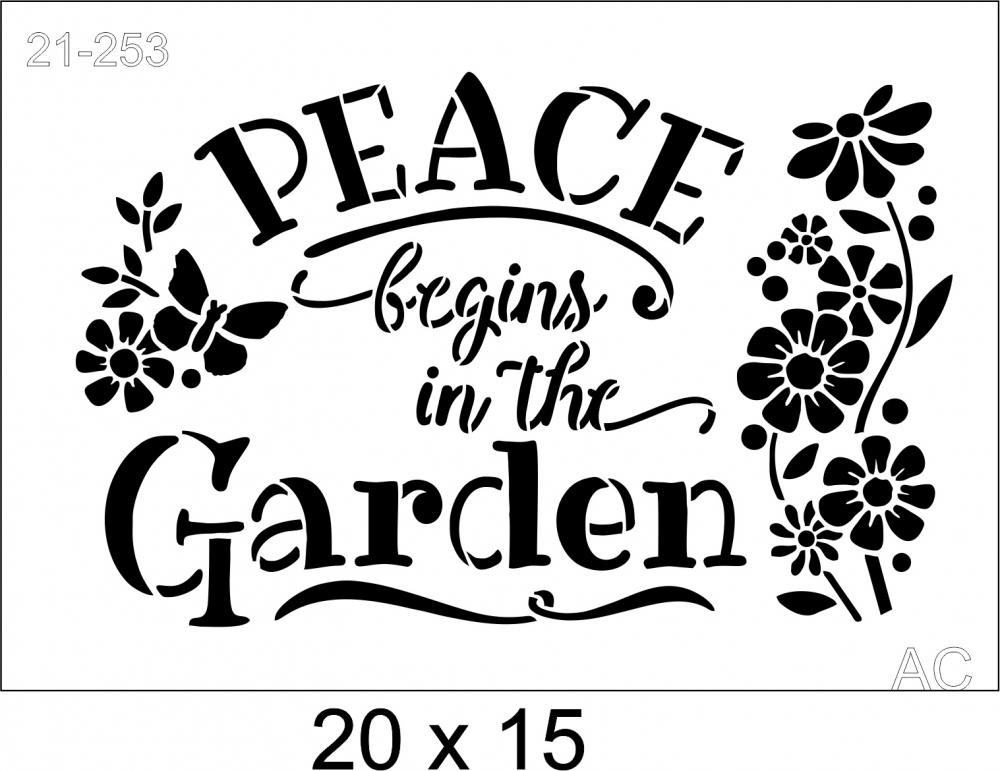 Stencil   Garden  Cod -21-253