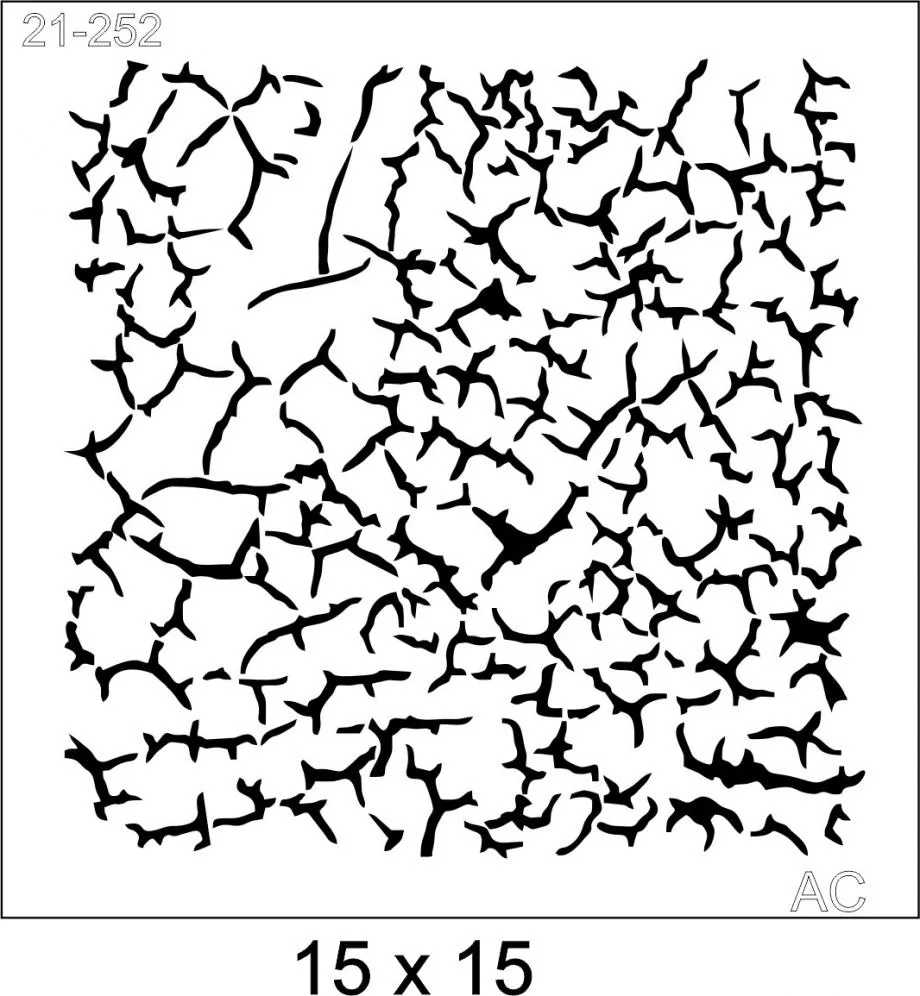 Stencil   Craquelê  Cod -21-252