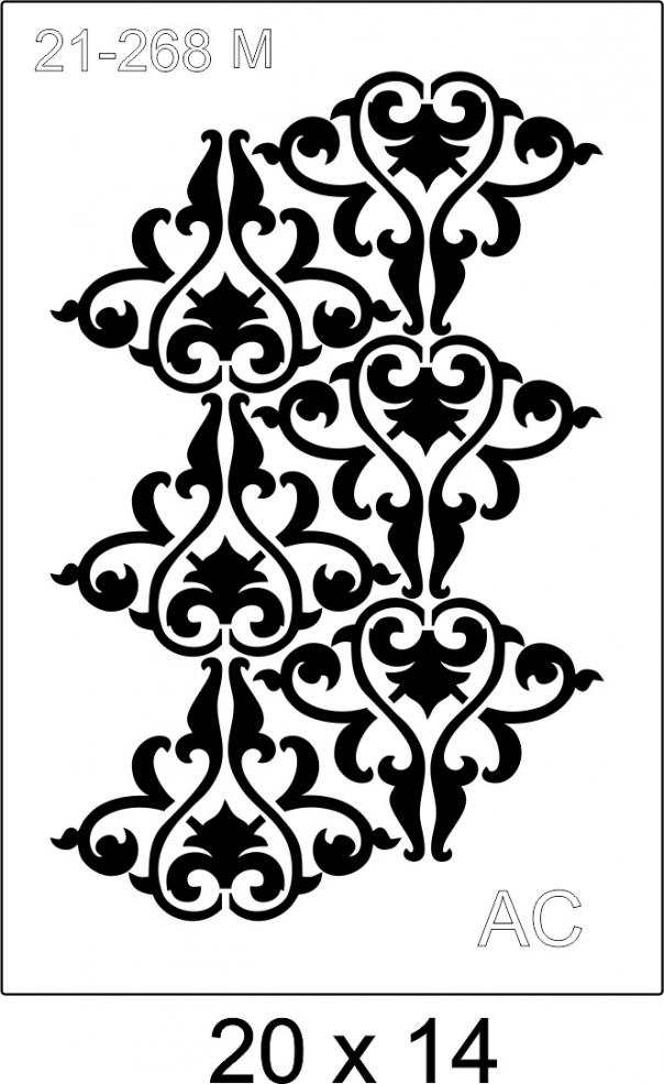 Stencil Arabescos     21-268