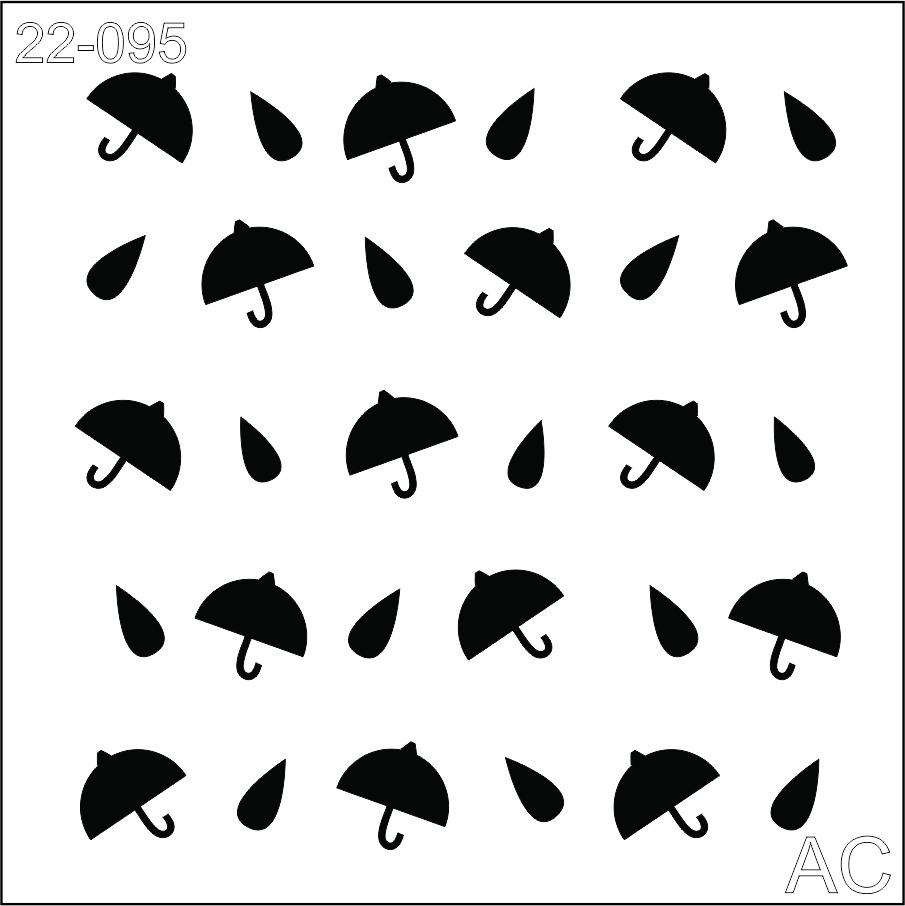 Stencil Guarda chuvas 22-095