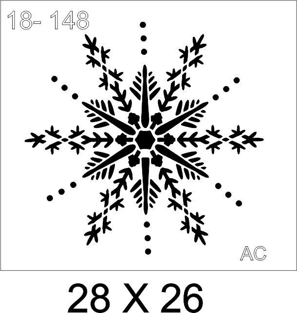 Stencil de NATAL  COD: 18n148