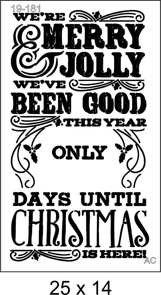 Stencil de NATAL  COD: 19n181