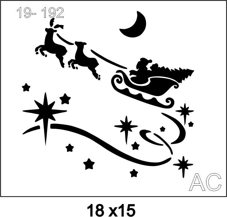 Stsncil de NATAL  COD: 19n192