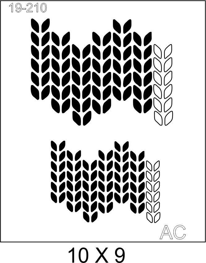 Stencil  tricô  COD: 19n210