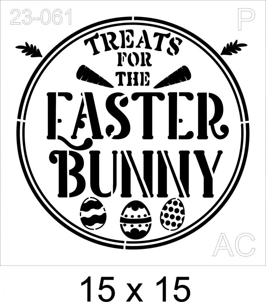 Stencil Easter Bunny Ref: 23-061