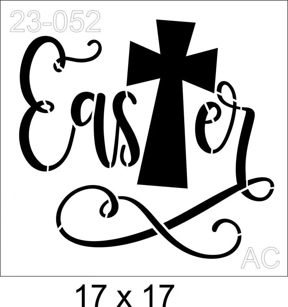Stencil Easter Ref: 23-052