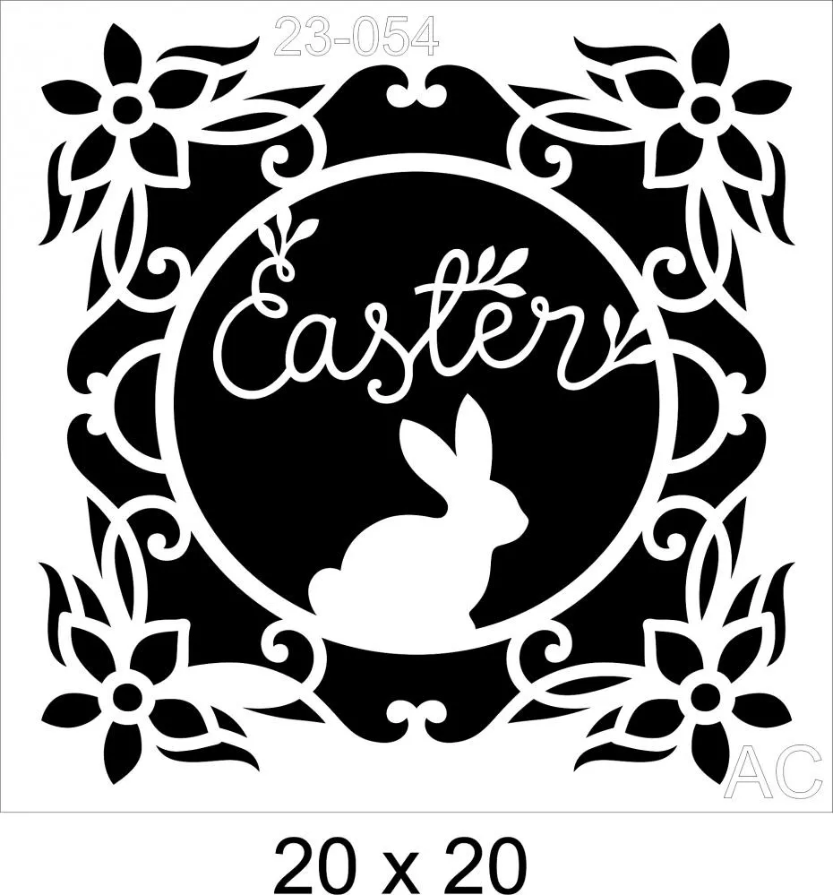 Stencil Easter Ref: 23-054