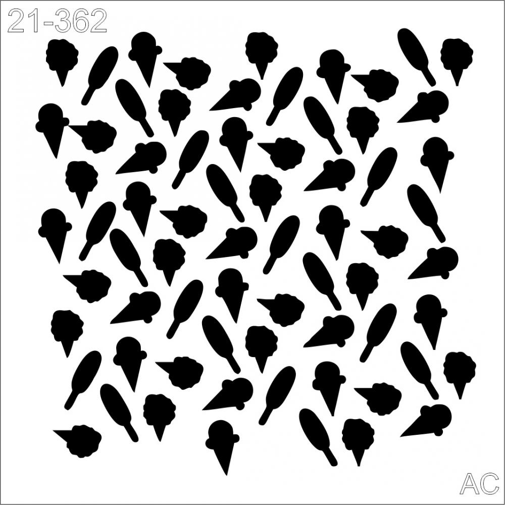 Stencil Estamparia Sorvetes-21-362