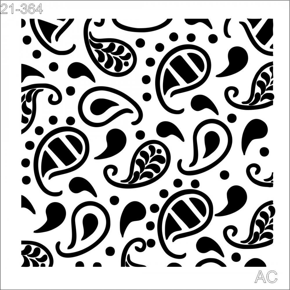 Stencil Estamparia  Cashmere 21-364