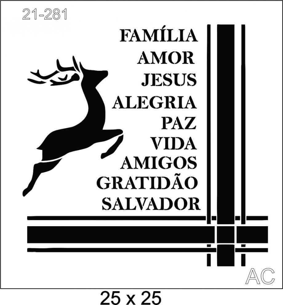 Stencil   Rena com Texto-21-281