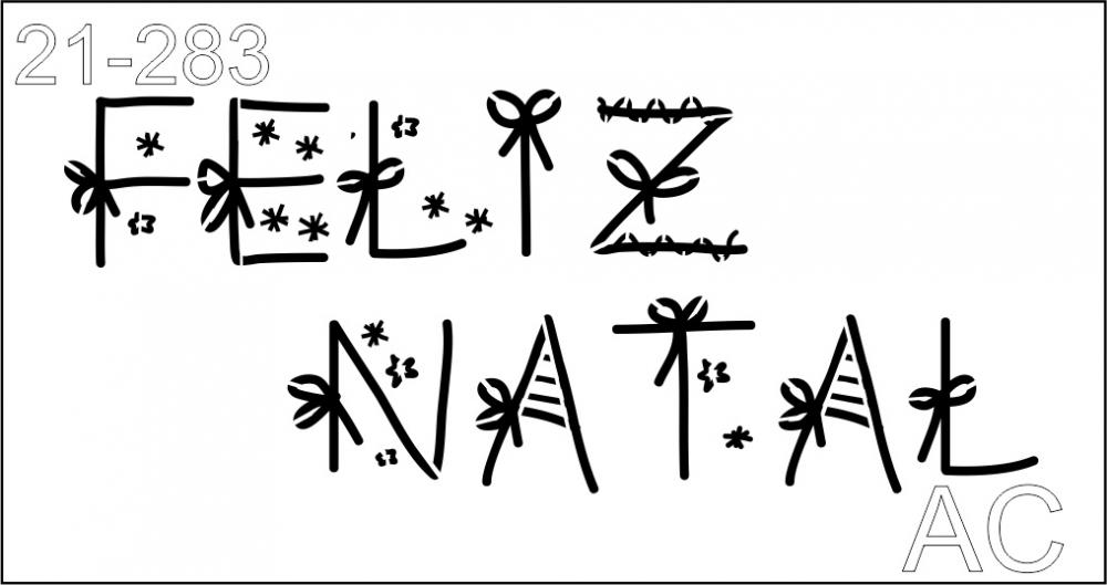 Stencil   Feliz Natal! -21-283