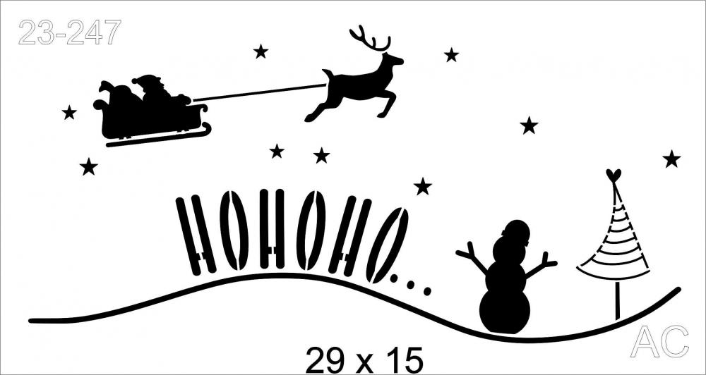 Stencil Hohoho!  23-247