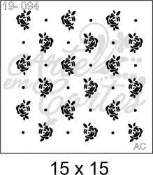 Stencil Florzinhas - COD 19inf094