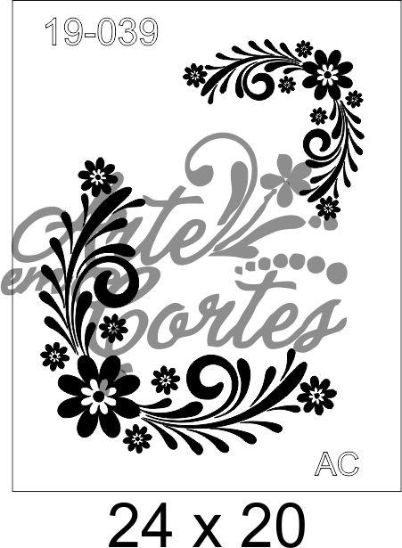 Stencil FOLHAS 19-039