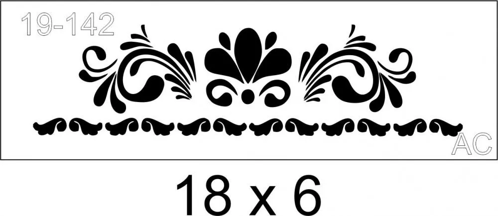 Stencil FOLHAS 19FOLH142
