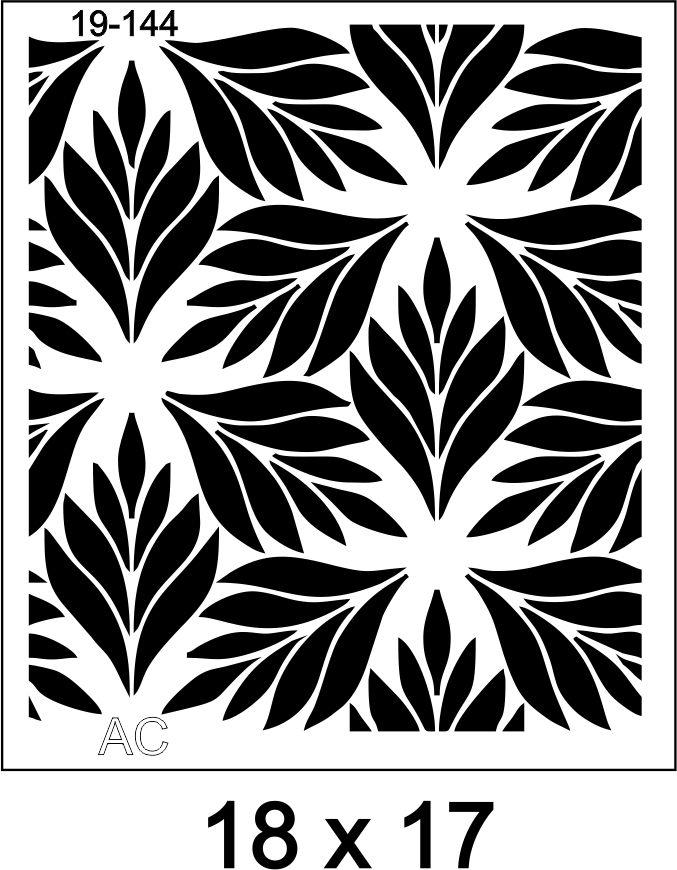 Stencil FOLHAS 19FOLH144