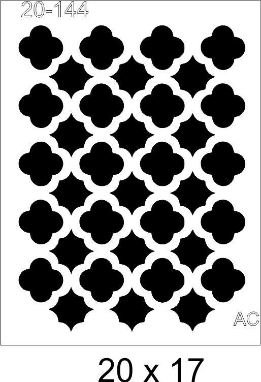 Stencil FUNDO ARABESCO  20-144